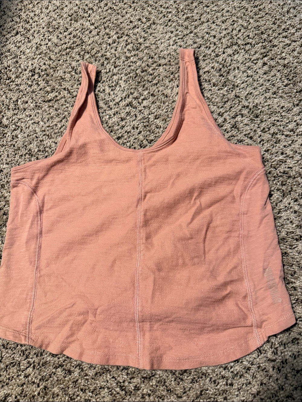 Gymshark Women's Scoop Tank Top in Dusty Pink